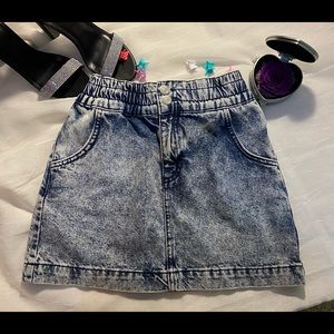 Urban Outfitters Jean Fades Skirt